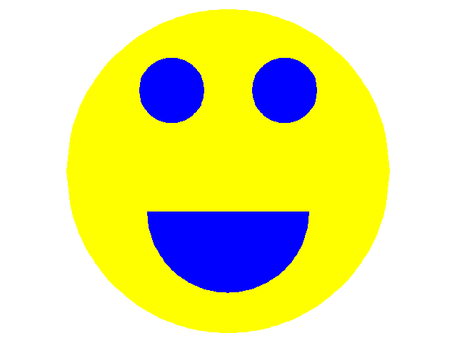 The program smileyfacecpp uses Ch plotting capabilities to plot a smiley 